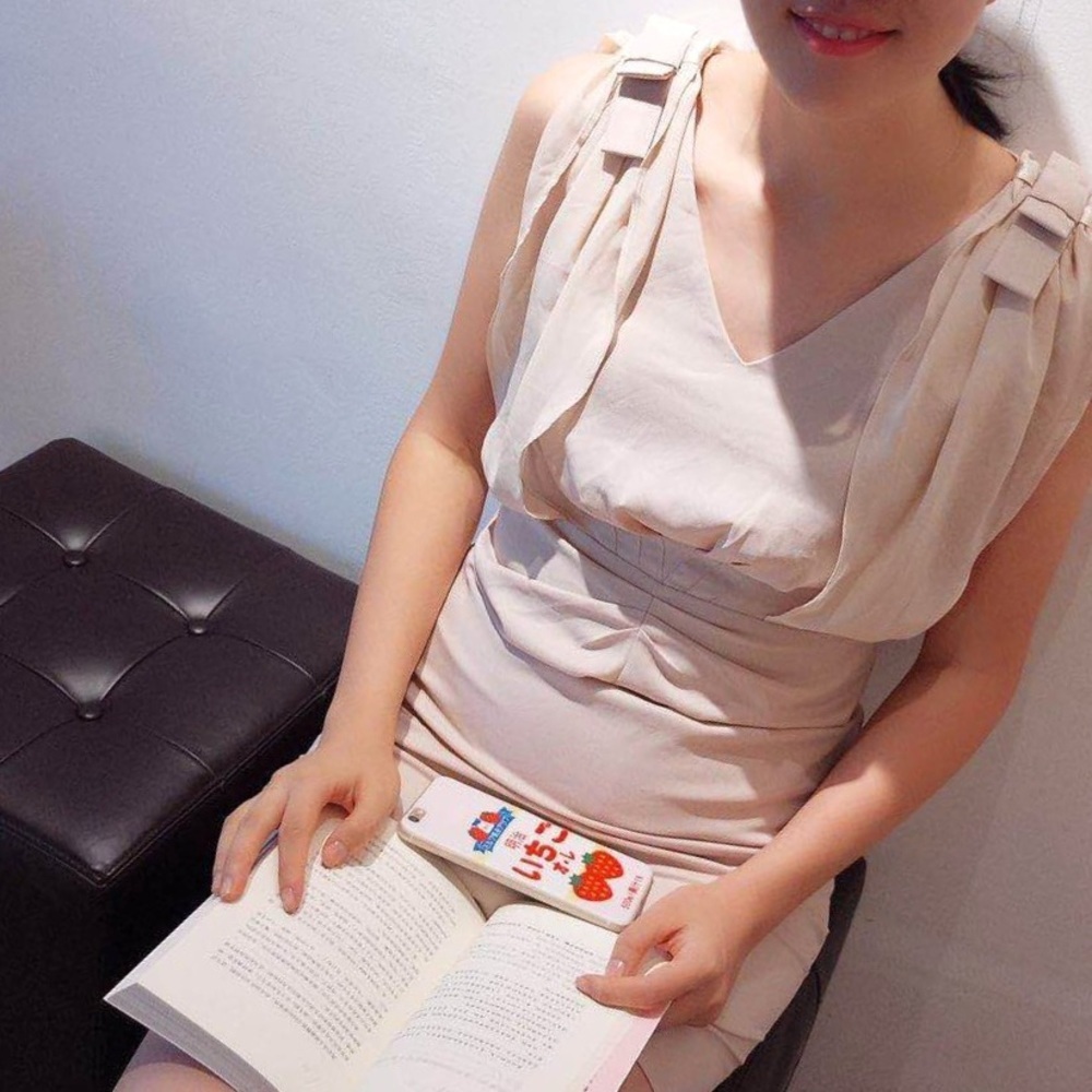 Mini Dress (Cream Color) Size L